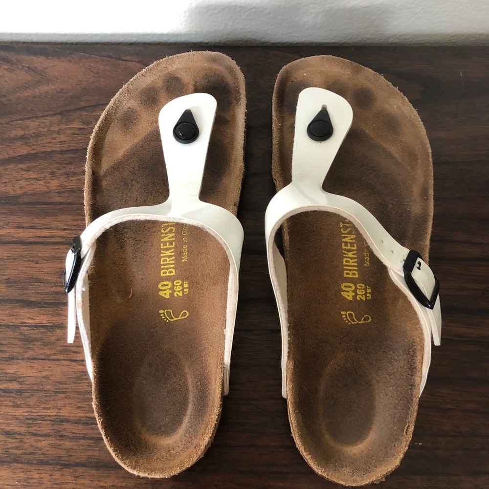 Birkenstock gizeh size 40- white